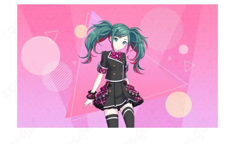 初音ミク コスプレ衣装、Leo/need バーチャル・シンガー アイドル衣装のキャラクター画像。プロジェクトセカイのファン必見!