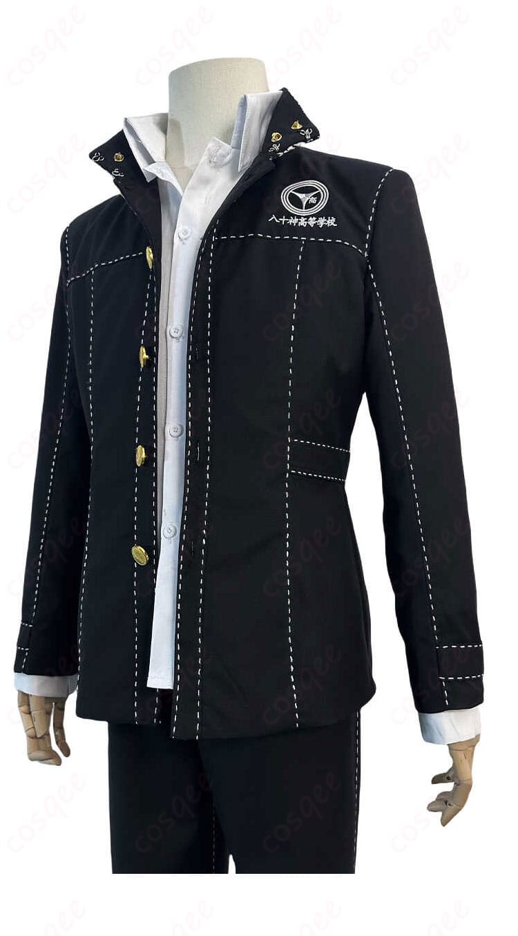 鳴上悠 コスプレ衣装 服装側面装飾細節 - サイドから見る鳴上悠の衣装デザイン