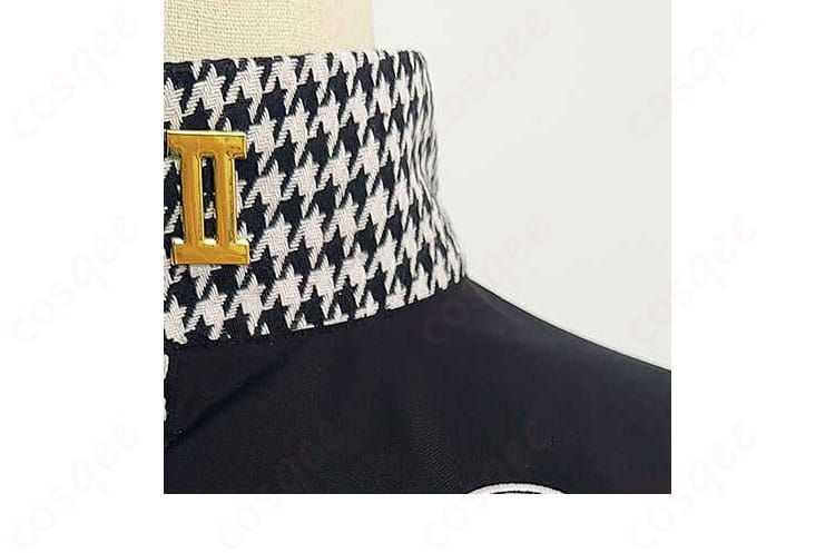 鳴上悠 コスプレ衣装 衣領装飾細節 - 衣領の装飾、細部まで再現されたデザイン