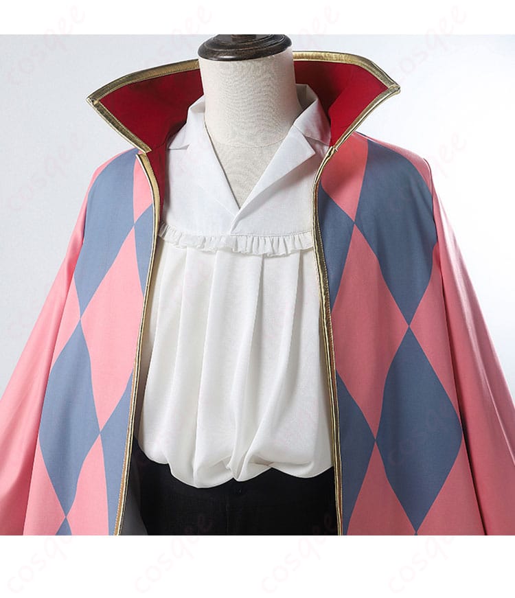 ハウル コスプレ衣装 服の襟元の細部画像