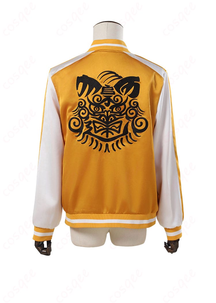 WIND BREAKER コスプレ衣装 スカジャンの背面画像。背中の刺繍やデザインが詳細に表示されています。