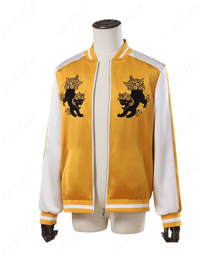 WIND BREAKER 兎耳山丁子・十亀条 コスプレ衣装 スカジャンの正面画像。衣装の全体的なデザインが分かりやすい。