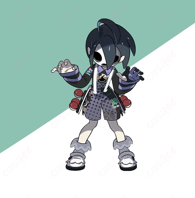 ポケモン ソード・シールドのオニオン コスプレ衣装。キャラクターの詳細なデザインを忠実に再現した衣装。ポケモンコスプレ衣装にぴったり!