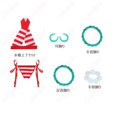 Fateシリーズ FGO ネロ・クラウディウス 水着衣装 華やかで写真映えする着こなしを手軽に - 4枚目の画像（サムネイル）