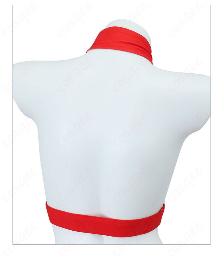 服装背面のディテール - ネロ・クラウディウスの水着コスプレ衣装の背面部分