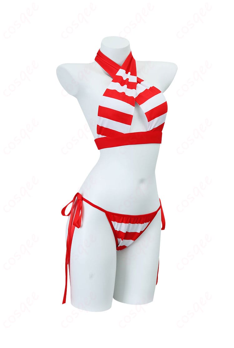 商品側面の水着コスプレ衣装 - キャラクターの特徴を強調