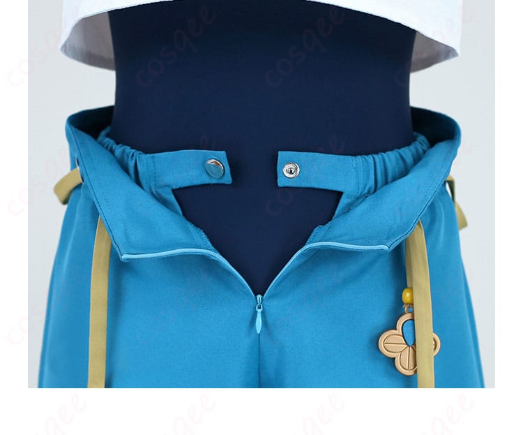 ポケモン サン・ムーン スイレン コスプレ衣装のパンツ前面細部