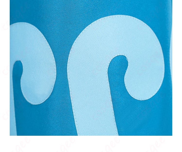 スイレン コスプレ衣装のパンツ脚部装飾ディテール