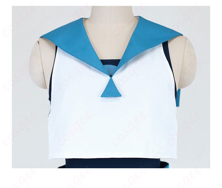 スイレンのコスプレ衣装上衣装飾の細部