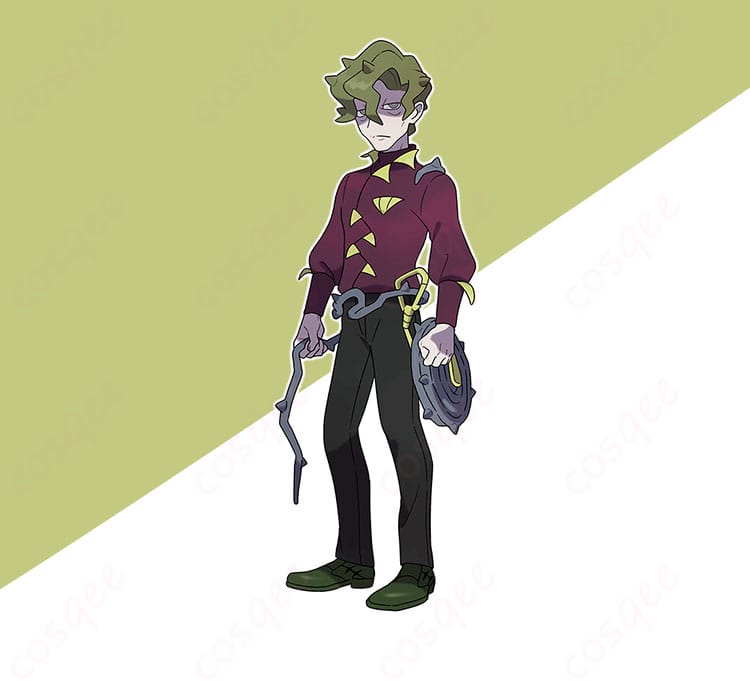 商品役キャラクターのイラスト(ポケモンSV コルサ コスプレ衣装)