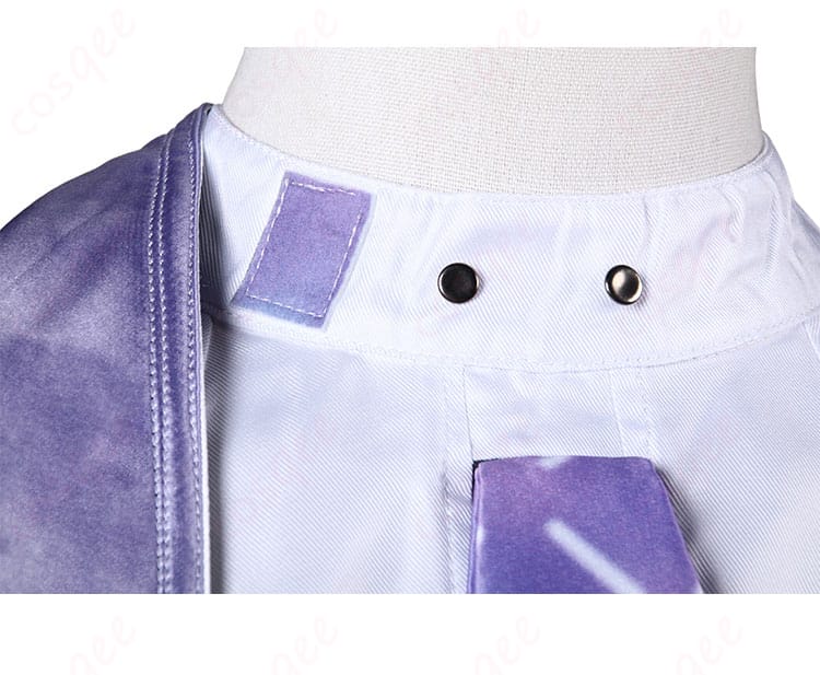 シュエンコスプレ衣装の領口装飾。精巧な刺繍とデザイン。