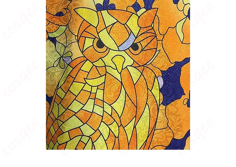 コスプレ衣装 猫頭鷲の模様装飾 三ツ谷隆の個性的なデザイン