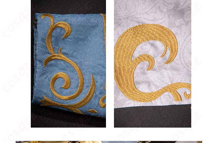 コスプレ衣装の袖口装飾部分のクローズアップ画像。