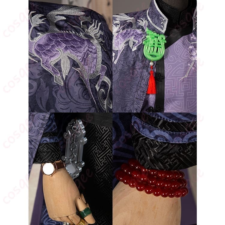 第五人格 白黒無常 范無咎 麒麟商人SSR コスプレ｜東方の気配と装飾映えで存在感アップ - 5枚目の画像