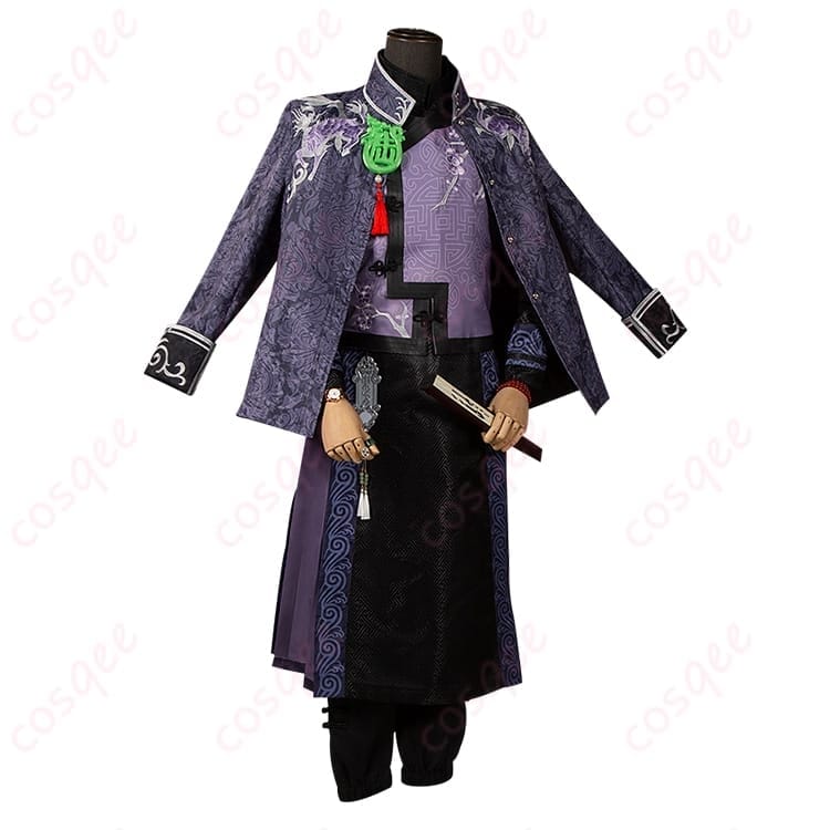 第五人格 白黒無常 范無咎 麒麟商人SSR コスプレ｜東方の気配と装飾映えで存在感アップ - 2枚目の画像