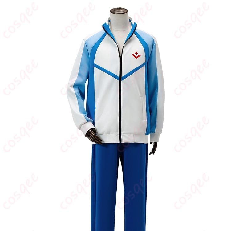 Free! 岩鳶高校水泳部 ジャージ上下 コスプレ｜爽やか配色で写真映えする動きやすい一着 - 1枚目の画像