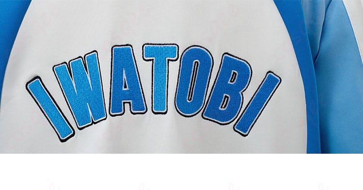 Free! 岩鳶高校水泳部 ジャージ コスプレ衣装 背面装飾のディテール画像 高精度で再現