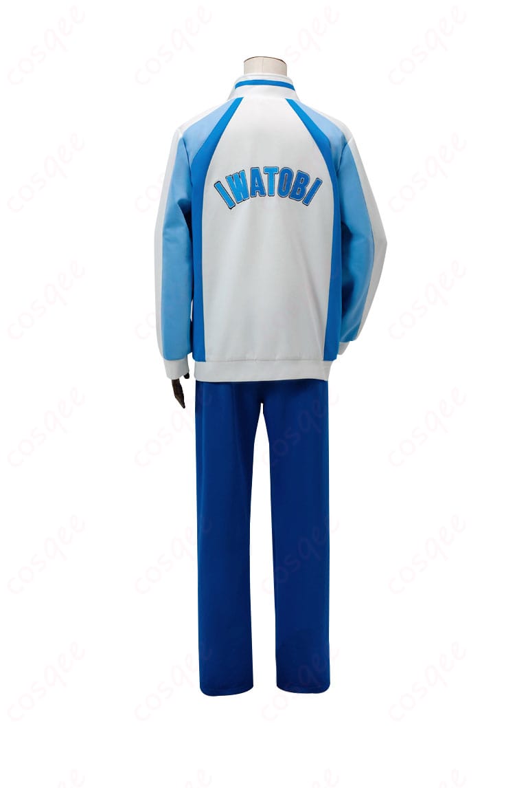 Free! 岩鳶高校水泳部 ジャージ コスプレ衣装 背面図 キャラクターの詳細な再現