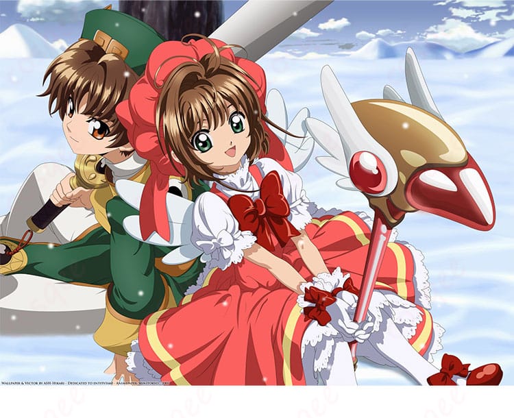 カードキャプターさくら 木之本桜 コスプレ衣装 バトルコスチューム 役柄の全身図。忠実に再現された木之本桜のコスプレ衣装。