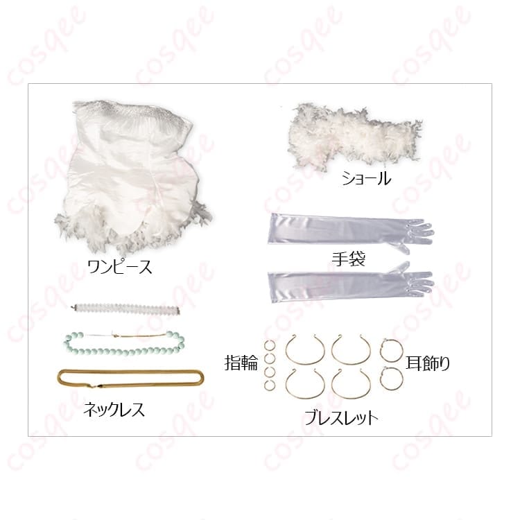 パンティのカジノドレス風コスプレ衣装 小物一式付きでイベントも写真も華やかに - 4枚目の画像