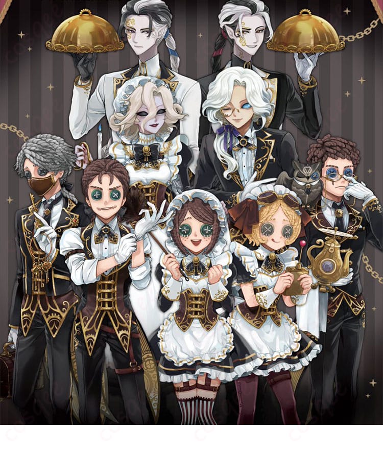 商品役柄「庭師(エマ・ウッズ)」のコスプレ衣装画像。高忠実再現、第五人格のキャラクターを忠実に再現。