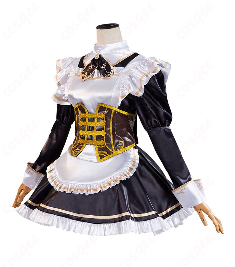 商品左側のコスプレ衣装画像。装飾が細部まで再現され、全体的な美しさが際立っています。