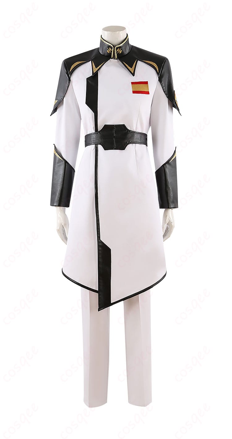 イザーク・ジュールのコスプレ衣装の正面画像。制服スタイルで高い再現度。