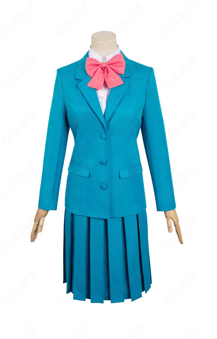 黒沼爽子のコスプレ衣装の正面。シンプルで美しいデザイン、清潔感のあるコスプレ衣装。