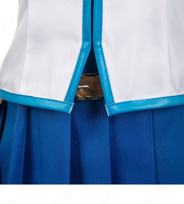 コスプレ衣装の衣摆のデザイン詳細。柔らかな布地と美しいラインが特徴です。