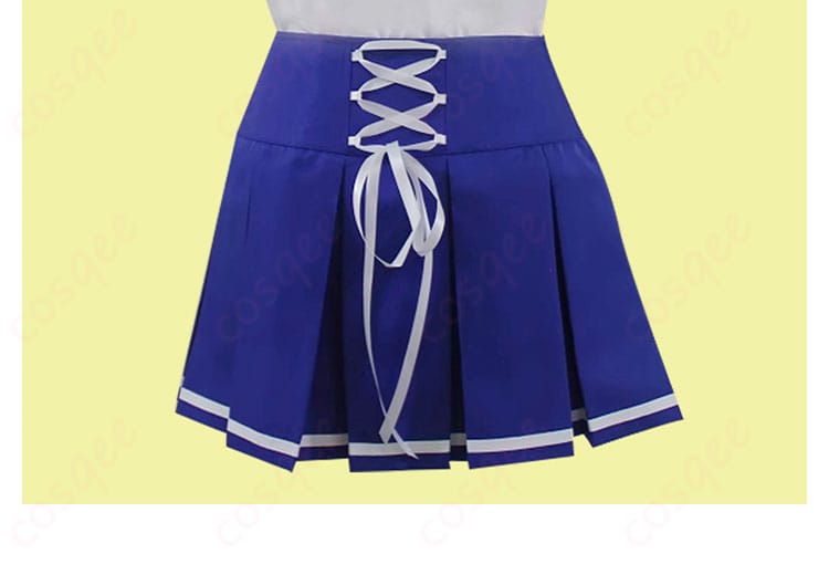 アイカツ! 星宮いちご・霧矢あおい コスプレ衣装 スカートの細部画像。生地とデザインの美しさが際立っています。