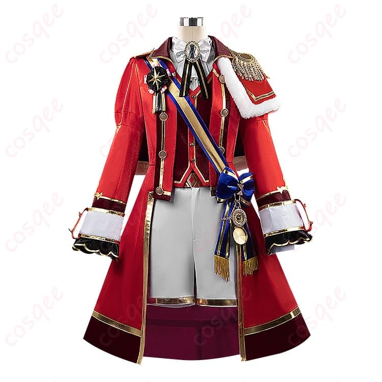 ウマ娘 キタサンブラック 新勝負服コスプレ衣装 華やかな装飾とマントが映える一着 - 1枚目の画像