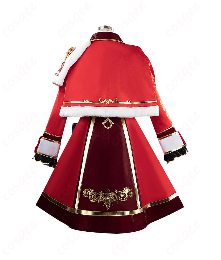 キタサンブラック コスプレ衣装の背面ビュー。背中のデザインもリアルに再現。