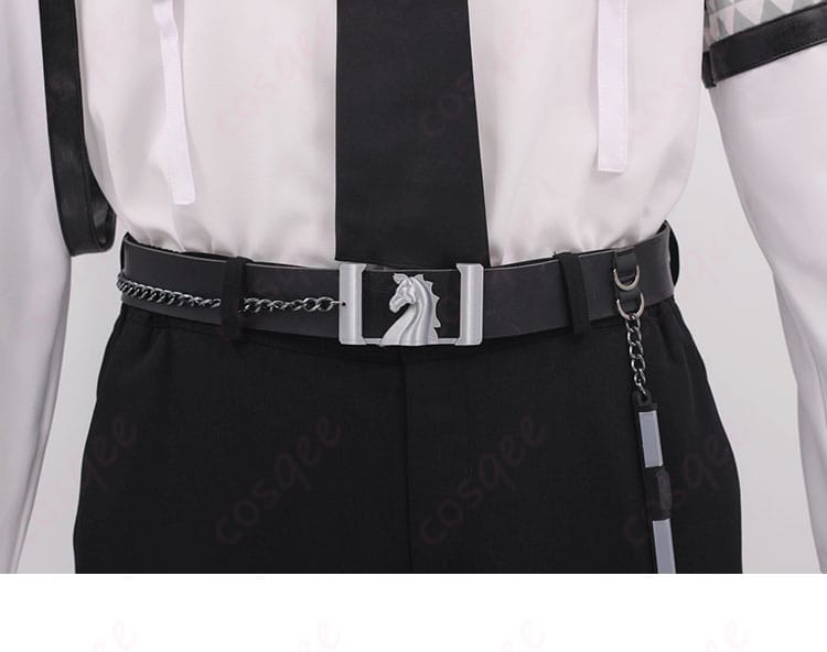 セイヤ コスプレ衣装の腰ベルト装飾のディテール。スタイルを引き立てるアクセント。