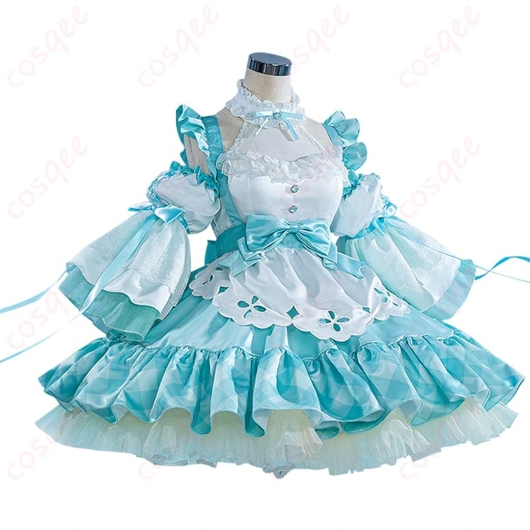 初音ミク 16周年記念ロリータ風コスプレ衣装 可憐で写真映えする推し活コーデ - 1枚目の画像