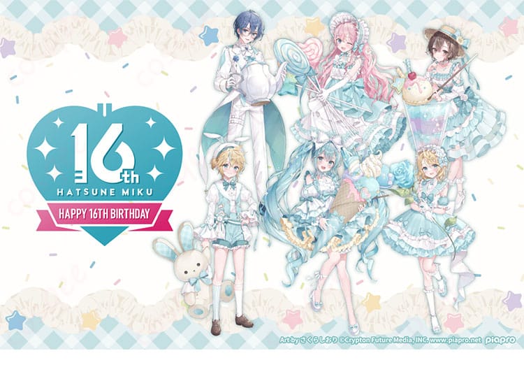 初音ミク コスプレ衣装 役柄人物画像 - 生誕16周年記念ロリータデザイン