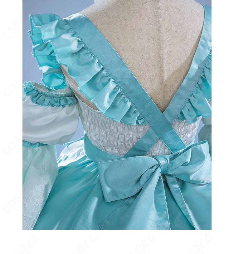 初音ミク コスプレ衣装 服装背面装飾細節 - まるで原作そのままの再現