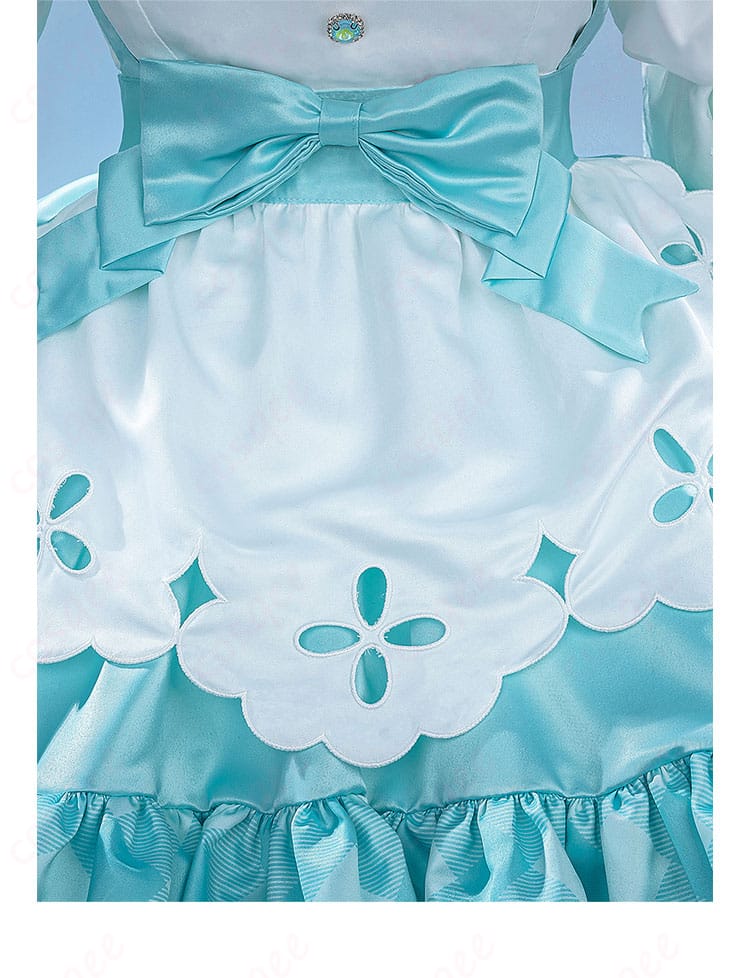 初音ミク コスプレ衣装 腰間蝴蝶結裝飾細節 - エレガントなデザインの腰飾り