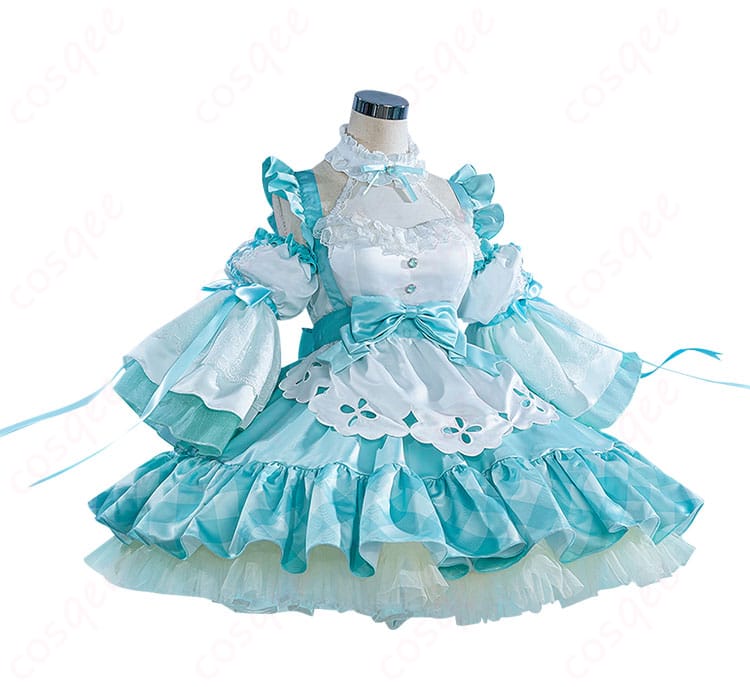 初音ミク コスプレ衣装 正面画像 - 高忠実度再現、快適な着心地