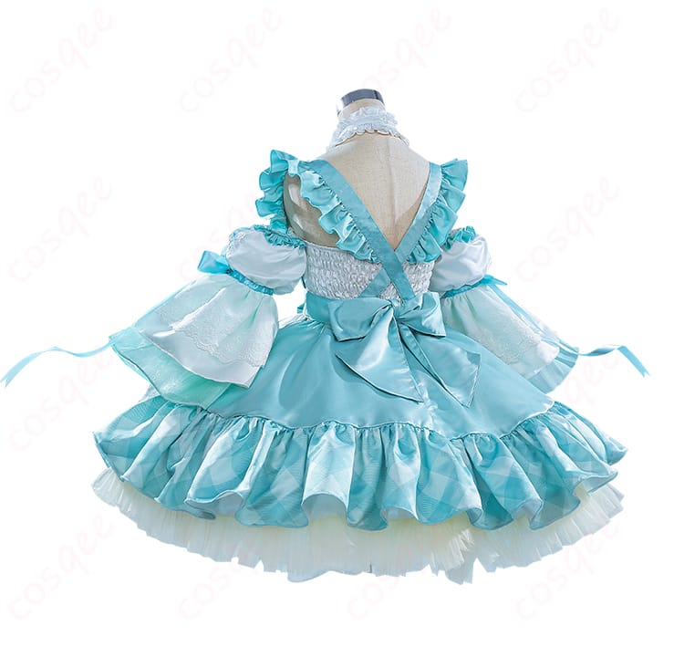 初音ミク コスプレ衣装 背面画像 - ロリータデザインの詳細