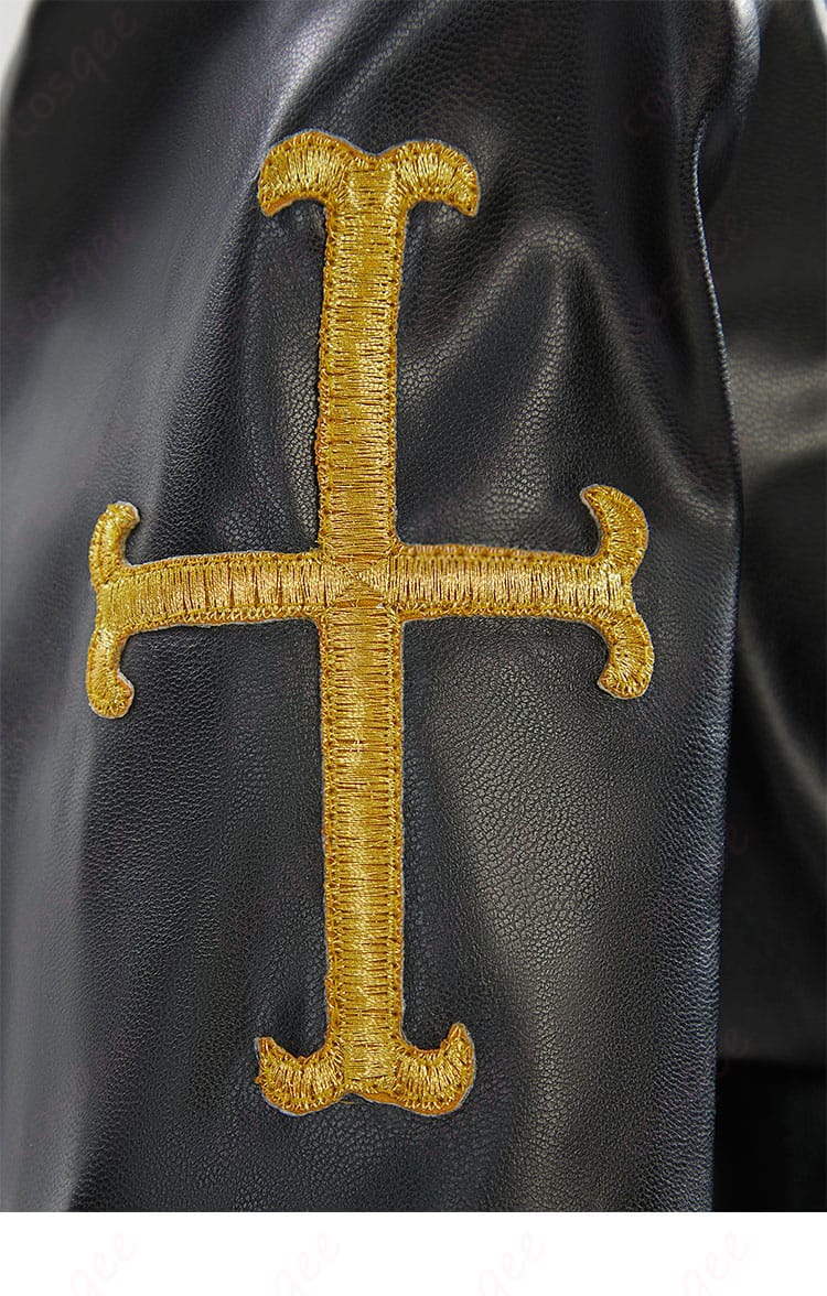 ONE PIECE ニコ・ロビン コスプレ衣装 衣袖の装飾。細かい刺繍とデザインが施された袖。