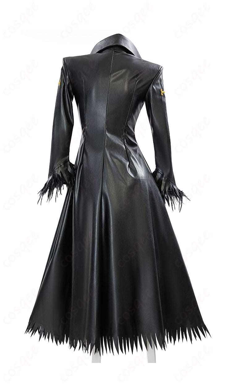 ONE PIECE ニコ・ロビン コスプレ衣装 背面詳細。美しい背中のディテールとフィット感を確認。