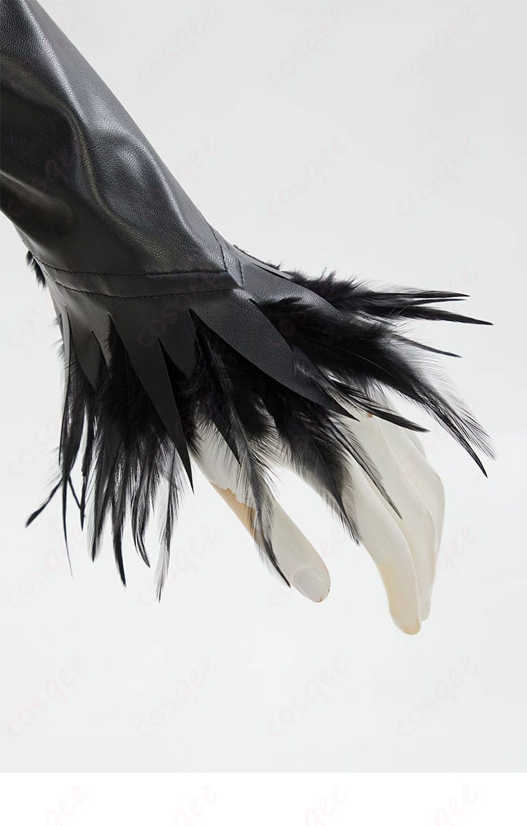 ONE PIECE ニコ・ロビン コスプレ衣装 袖口の装飾。精緻な縫製と装飾が施された袖口。