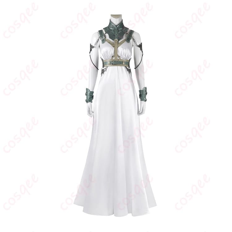 FF7リバース ティファ ルーザ姫の演劇LOVELESS版コスプレ｜刺繍が映える上品ドレス - 1枚目の画像