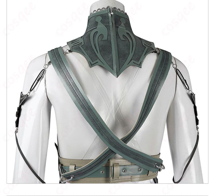 ティファ・ルーザ姫 コスプレ衣装 背面装飾細部画像 - 高い再現度