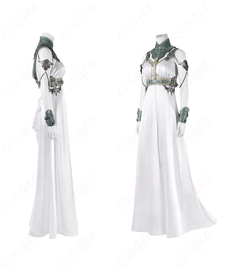 ティファ・ルーザ姫 コスプレ衣装 斜めから見た画像 - 詳細なデザインが特徴