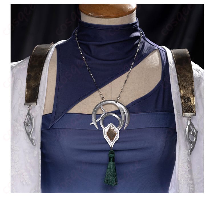 コスプレ衣装の衣襟装飾ディテール