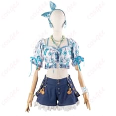 ラブライブ 蓮ノ空 日野下花帆＆乙宗梢 夏めきペイン風コスプレで爽やかに映える - 1枚目の画像（サムネイル）
