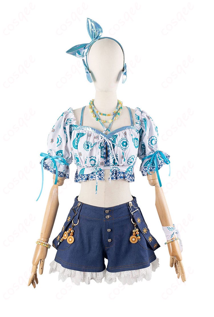 ラブライブ!蓮ノ空 日野下花帆・乙宗梢 コスプレ衣装の正面画像。1stアルバム「夏めきペイン」の衣装を再現。