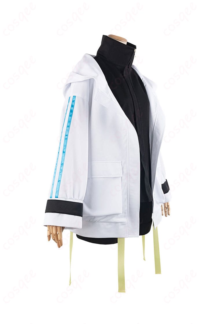 BanG Dream! 高松燈 コスプレ衣装 右側 - 高松燈コスプレ衣装の右側ビュー。コスチュームのデザインがよく見えます。