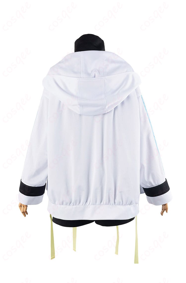 BanG Dream! 高松燈 コスプレ衣装 背面 - 高松燈のコスプレ衣装の背面ビュー。バックスタイルのデザインを強調。